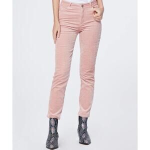 Paige Hoxton Slim Blush Pink Corduroy Pants Size 27